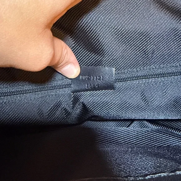 GUCCI GG Pattern Hand Tote Bag Leather canvas Black - Picture 15 of 15